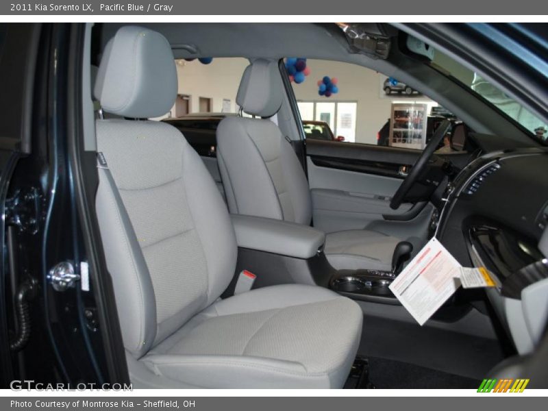Pacific Blue / Gray 2011 Kia Sorento LX
