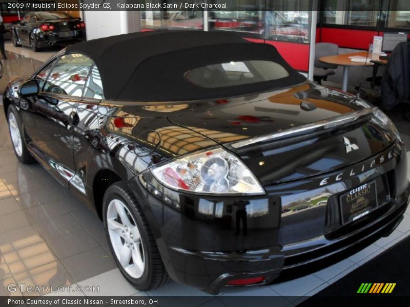 Kalapana Black Satin / Dark Charcoal 2009 Mitsubishi Eclipse Spyder GS