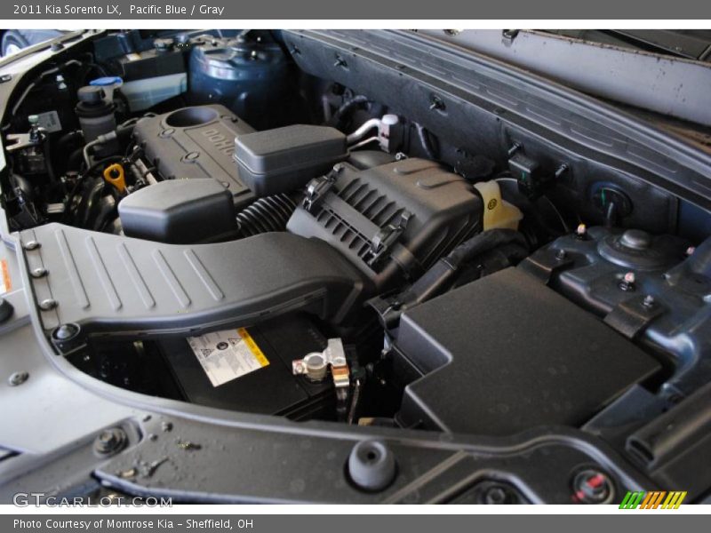 Pacific Blue / Gray 2011 Kia Sorento LX