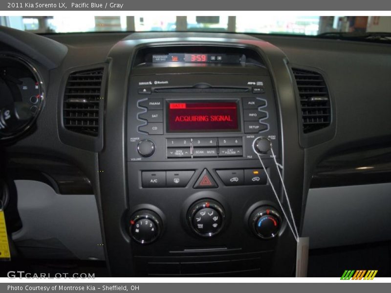 Pacific Blue / Gray 2011 Kia Sorento LX