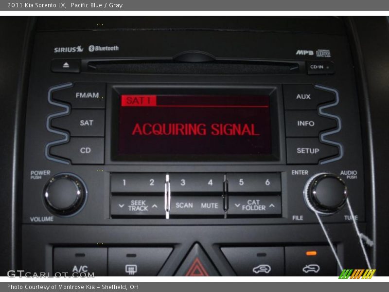 Pacific Blue / Gray 2011 Kia Sorento LX