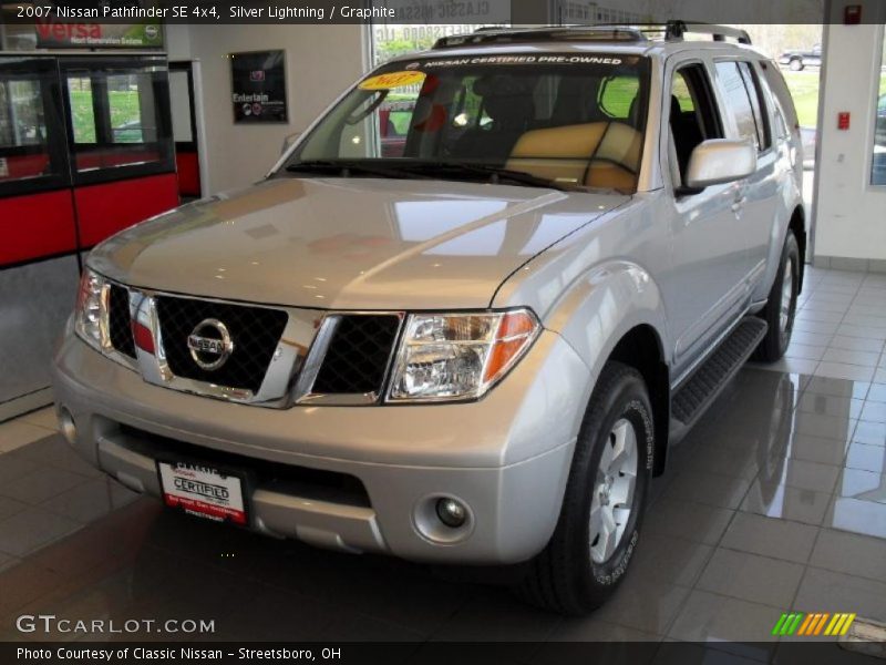 Silver Lightning / Graphite 2007 Nissan Pathfinder SE 4x4