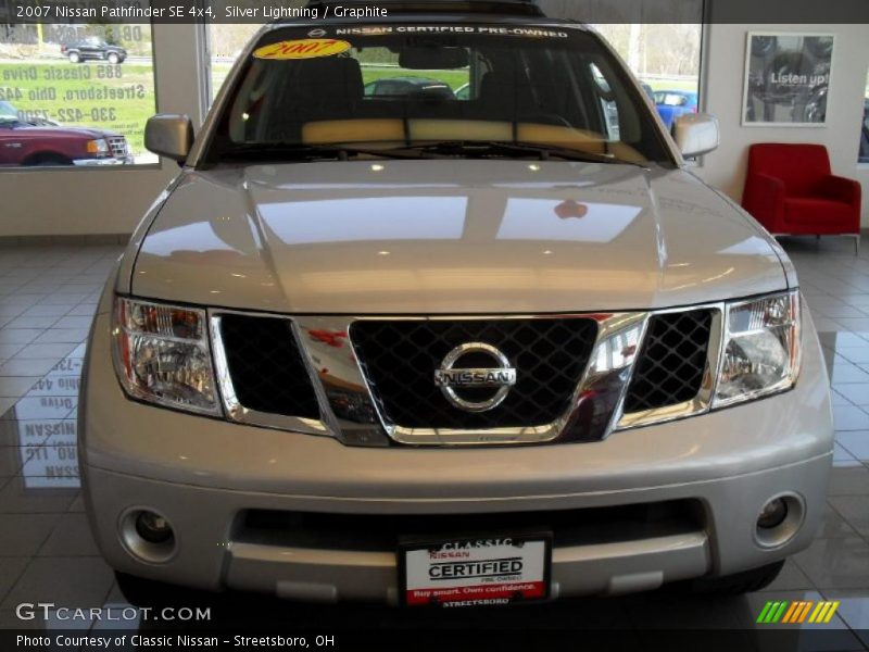 Silver Lightning / Graphite 2007 Nissan Pathfinder SE 4x4