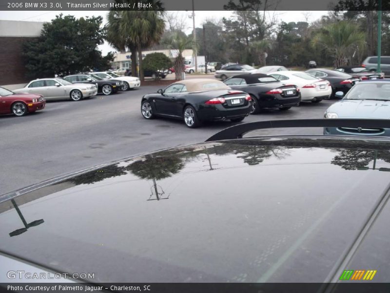 Titanium Silver Metallic / Black 2006 BMW X3 3.0i