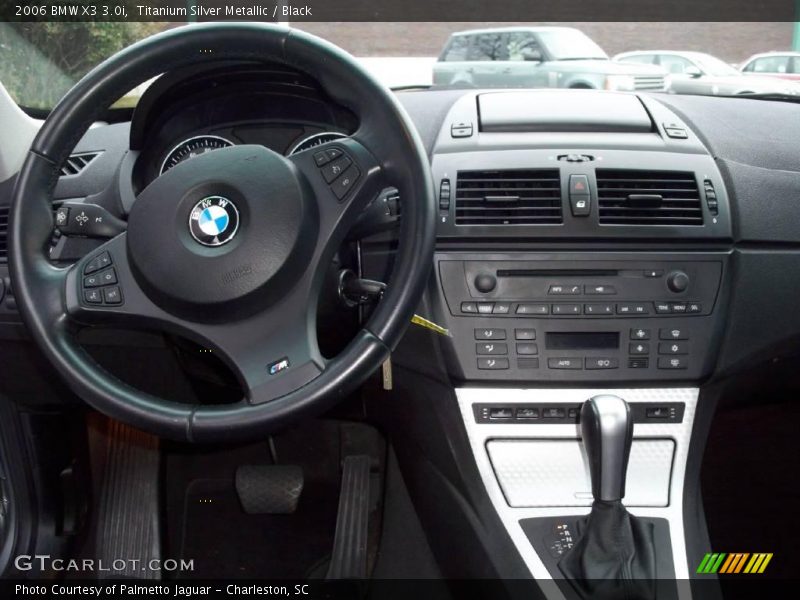 Titanium Silver Metallic / Black 2006 BMW X3 3.0i