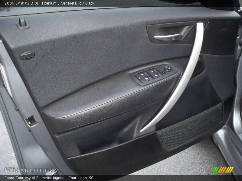 Titanium Silver Metallic / Black 2006 BMW X3 3.0i