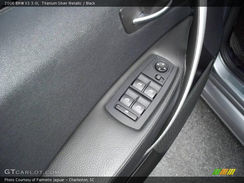 Titanium Silver Metallic / Black 2006 BMW X3 3.0i