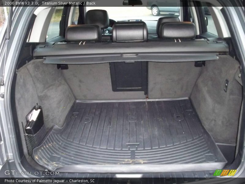 Titanium Silver Metallic / Black 2006 BMW X3 3.0i