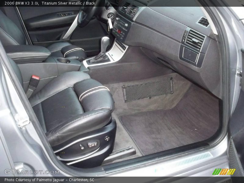 Titanium Silver Metallic / Black 2006 BMW X3 3.0i