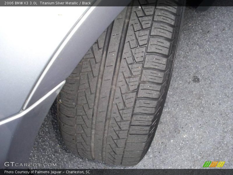 Titanium Silver Metallic / Black 2006 BMW X3 3.0i