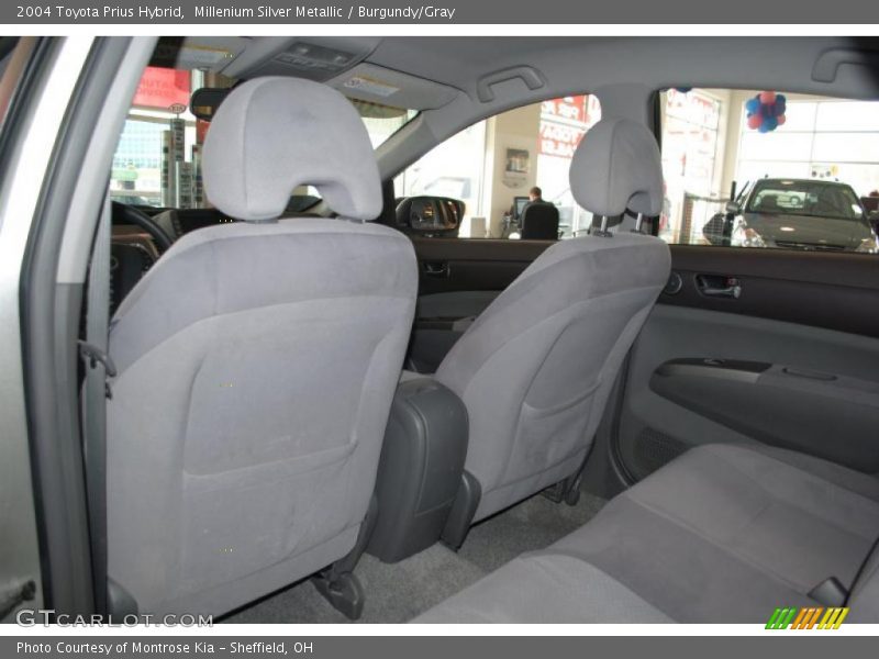 Millenium Silver Metallic / Burgundy/Gray 2004 Toyota Prius Hybrid