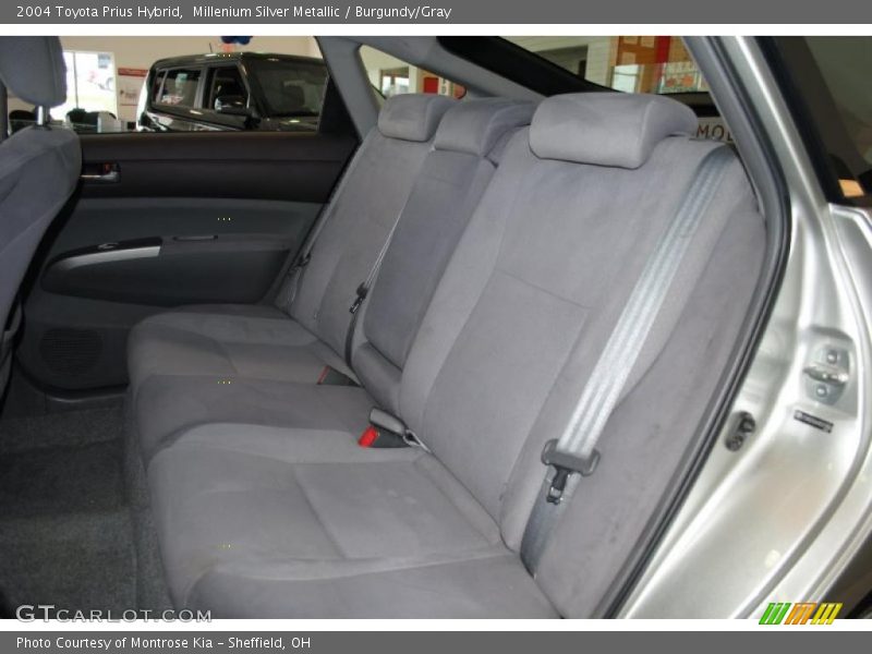 Millenium Silver Metallic / Burgundy/Gray 2004 Toyota Prius Hybrid