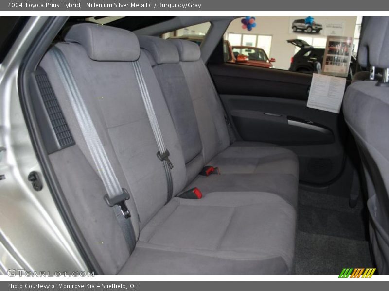 Millenium Silver Metallic / Burgundy/Gray 2004 Toyota Prius Hybrid