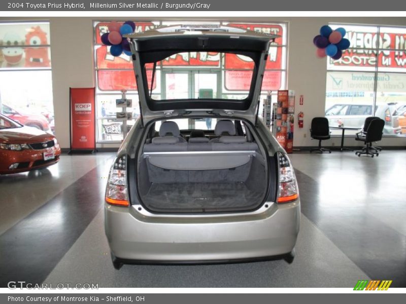 Millenium Silver Metallic / Burgundy/Gray 2004 Toyota Prius Hybrid