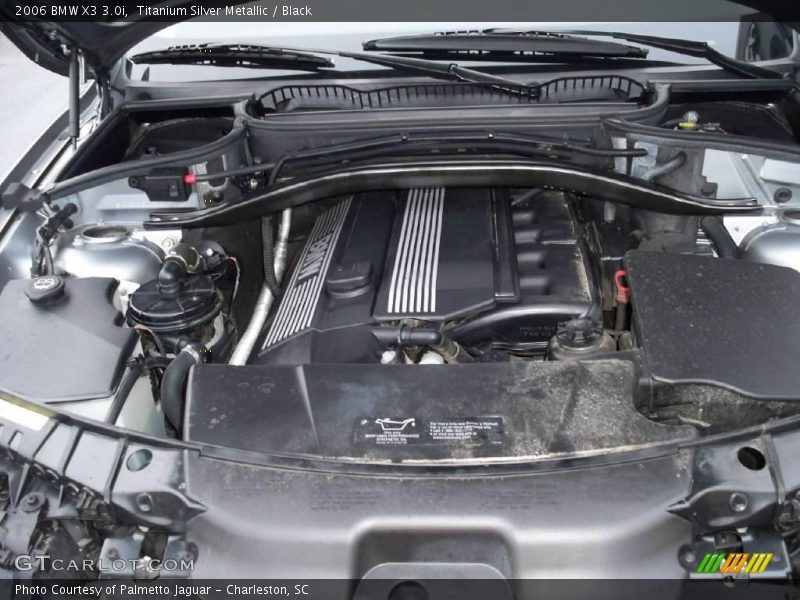 Titanium Silver Metallic / Black 2006 BMW X3 3.0i