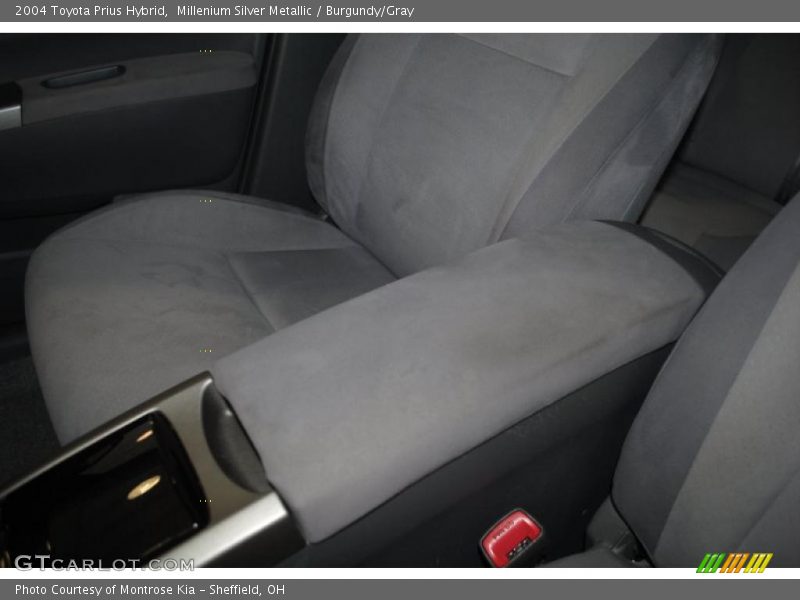 Millenium Silver Metallic / Burgundy/Gray 2004 Toyota Prius Hybrid