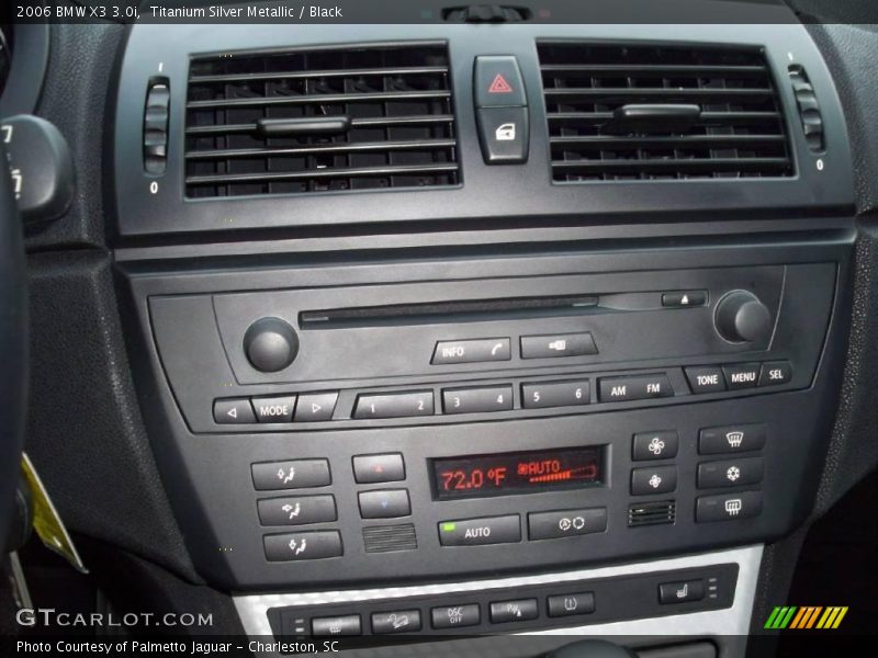 Titanium Silver Metallic / Black 2006 BMW X3 3.0i