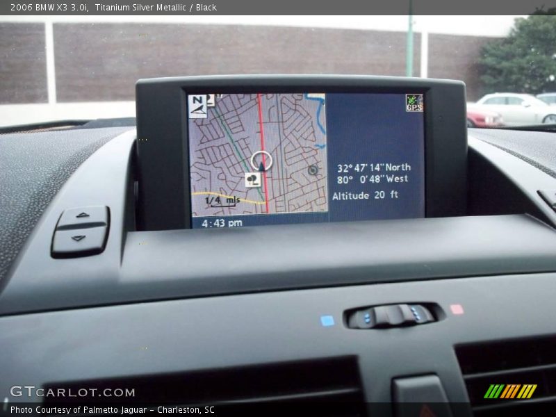 Titanium Silver Metallic / Black 2006 BMW X3 3.0i