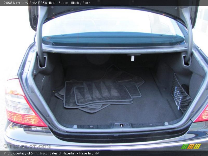 Black / Black 2008 Mercedes-Benz E 350 4Matic Sedan