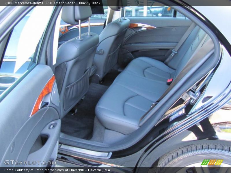 Black / Black 2008 Mercedes-Benz E 350 4Matic Sedan