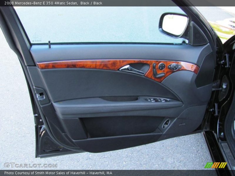 Black / Black 2008 Mercedes-Benz E 350 4Matic Sedan