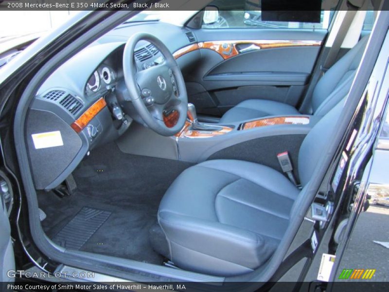 Black / Black 2008 Mercedes-Benz E 350 4Matic Sedan