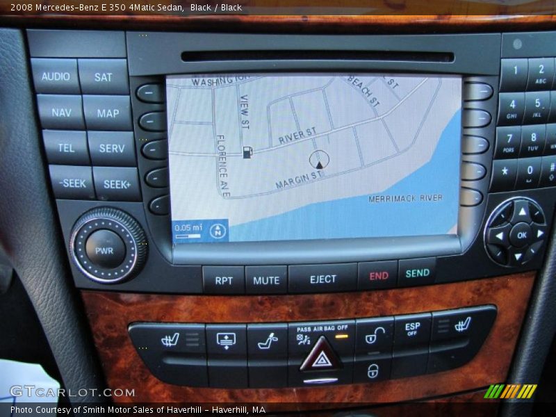 Black / Black 2008 Mercedes-Benz E 350 4Matic Sedan
