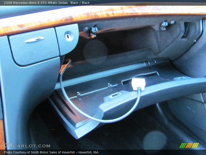 Black / Black 2008 Mercedes-Benz E 350 4Matic Sedan
