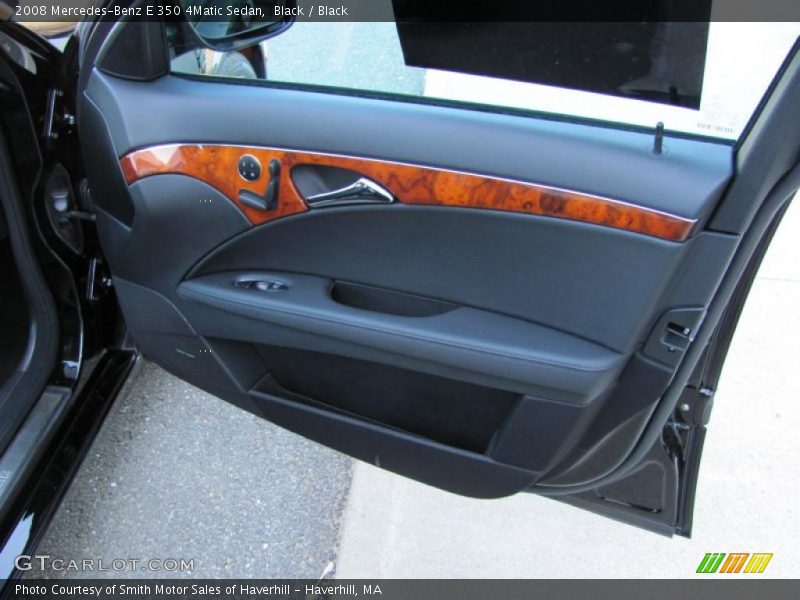 Black / Black 2008 Mercedes-Benz E 350 4Matic Sedan