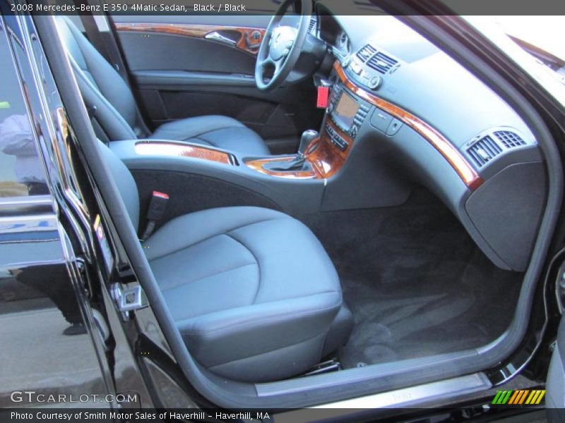 Black / Black 2008 Mercedes-Benz E 350 4Matic Sedan