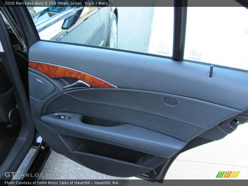 Black / Black 2008 Mercedes-Benz E 350 4Matic Sedan