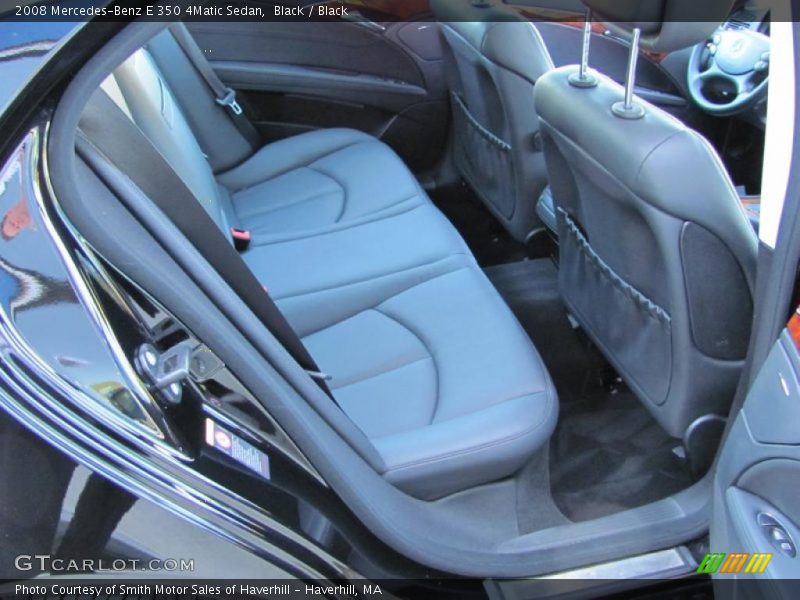 Black / Black 2008 Mercedes-Benz E 350 4Matic Sedan