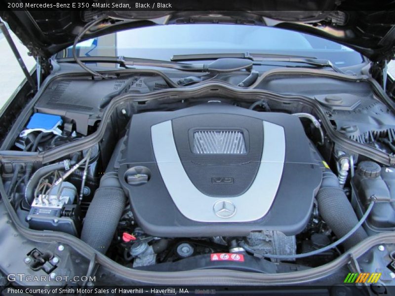 Black / Black 2008 Mercedes-Benz E 350 4Matic Sedan