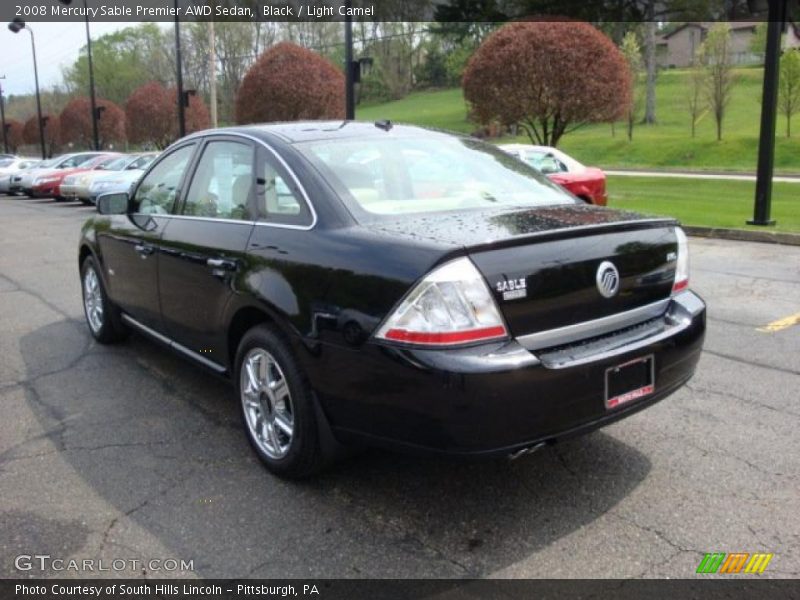 Black / Light Camel 2008 Mercury Sable Premier AWD Sedan