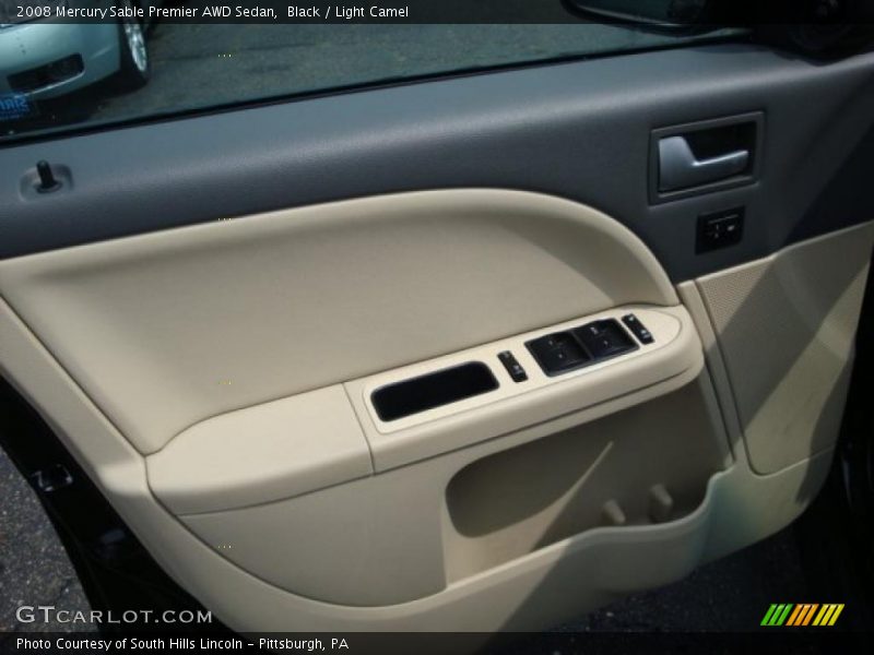 Black / Light Camel 2008 Mercury Sable Premier AWD Sedan