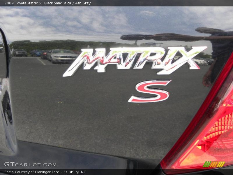 Black Sand Mica / Ash Gray 2009 Toyota Matrix S