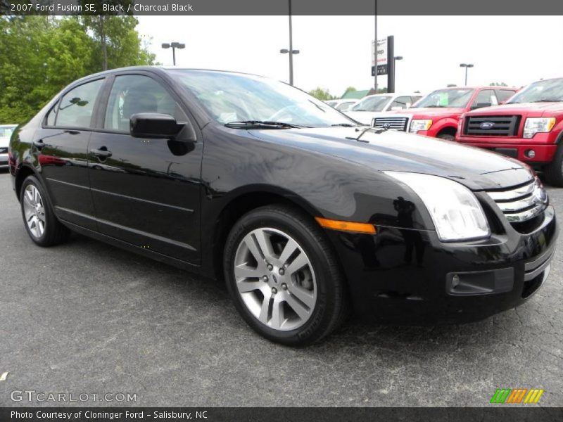 Black / Charcoal Black 2007 Ford Fusion SE