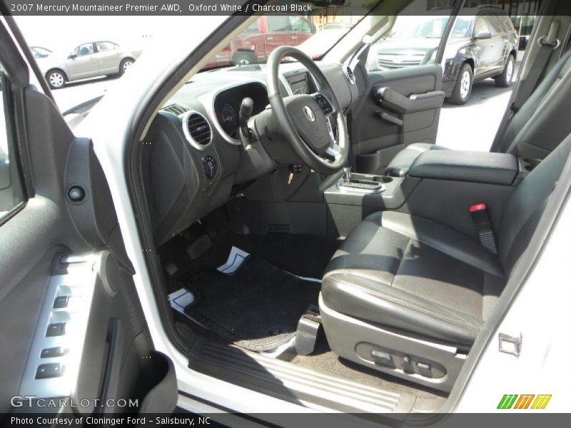 Oxford White / Charcoal Black 2007 Mercury Mountaineer Premier AWD
