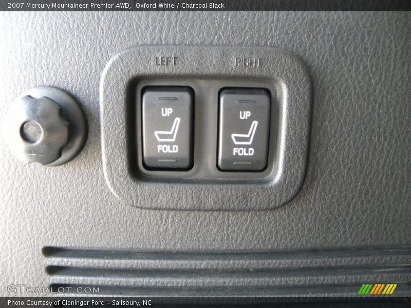 Oxford White / Charcoal Black 2007 Mercury Mountaineer Premier AWD