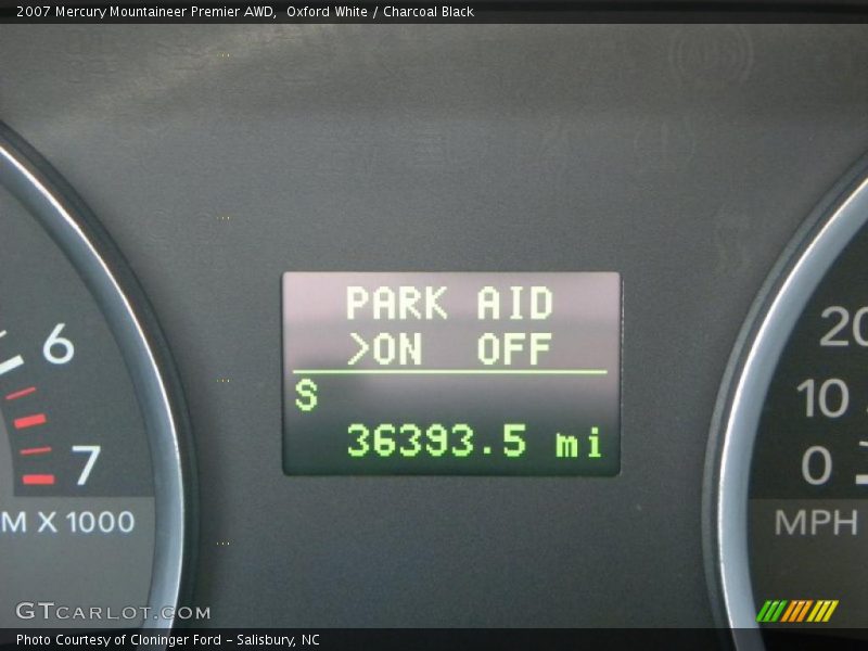 Oxford White / Charcoal Black 2007 Mercury Mountaineer Premier AWD