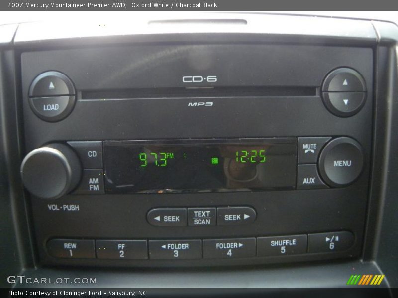 Oxford White / Charcoal Black 2007 Mercury Mountaineer Premier AWD