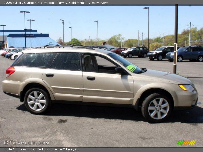 Harvest Gold Metallic / Warm Ivory 2008 Subaru Outback 2.5i Wagon