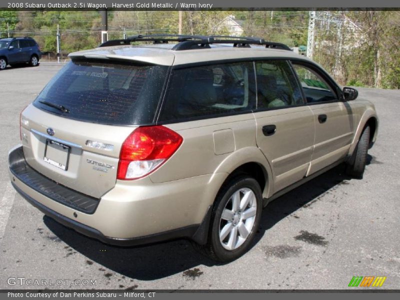 Harvest Gold Metallic / Warm Ivory 2008 Subaru Outback 2.5i Wagon