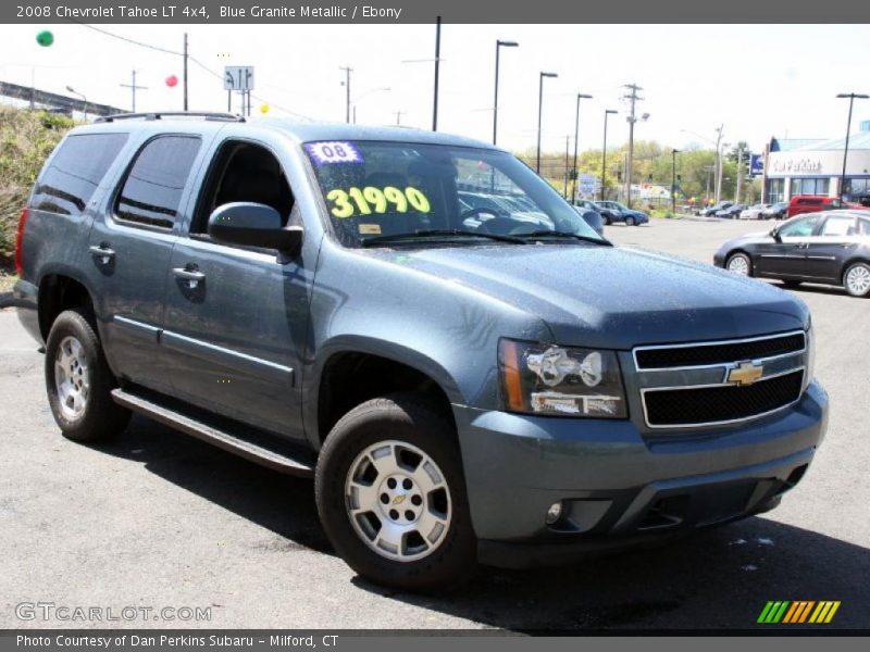 Blue Granite Metallic / Ebony 2008 Chevrolet Tahoe LT 4x4