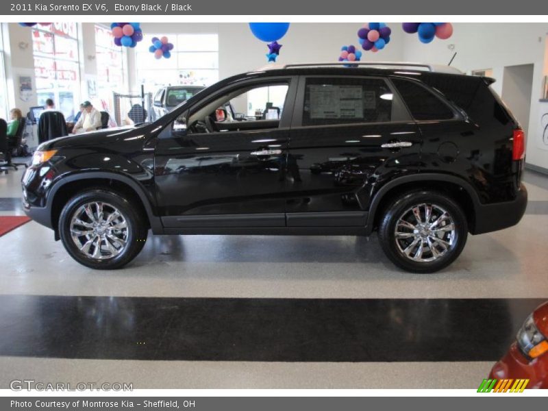 Ebony Black / Black 2011 Kia Sorento EX V6