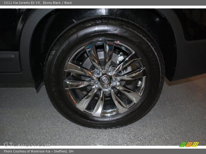 Ebony Black / Black 2011 Kia Sorento EX V6