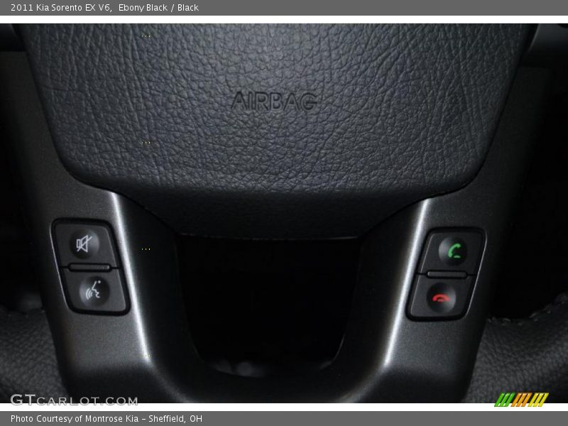 Ebony Black / Black 2011 Kia Sorento EX V6