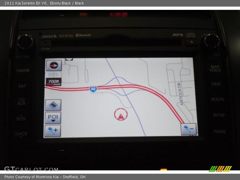 Ebony Black / Black 2011 Kia Sorento EX V6