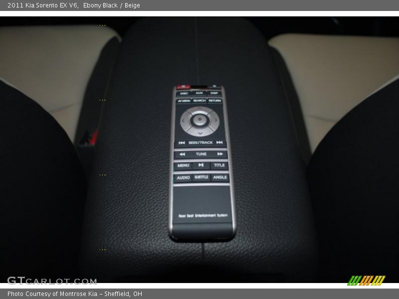 Ebony Black / Beige 2011 Kia Sorento EX V6
