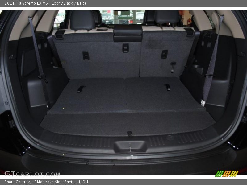 Ebony Black / Beige 2011 Kia Sorento EX V6